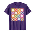 Colorful Checkered Pattern Checkerboard T-Shirt - Graphic Print Men Women - T-Shirt, Sweatshirt, Hoodie