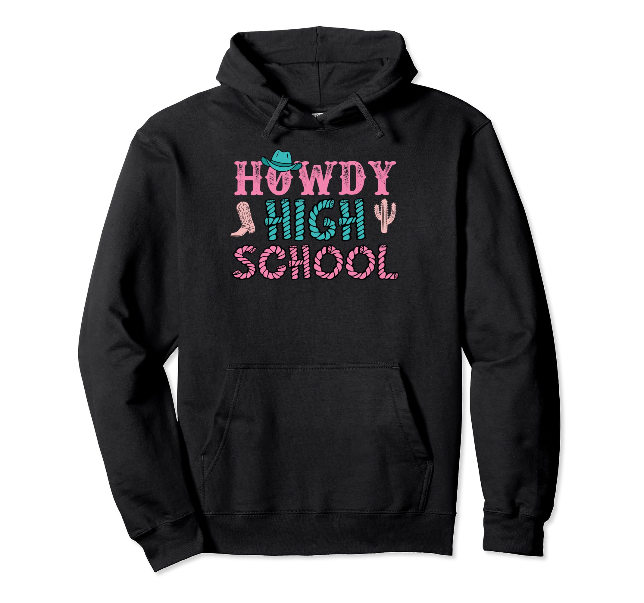 Howdy High School Teacher Rodeo Hoodie - Aesthetic Graphic Men Women - T-Shirt, Sweatshirt, Hoodie