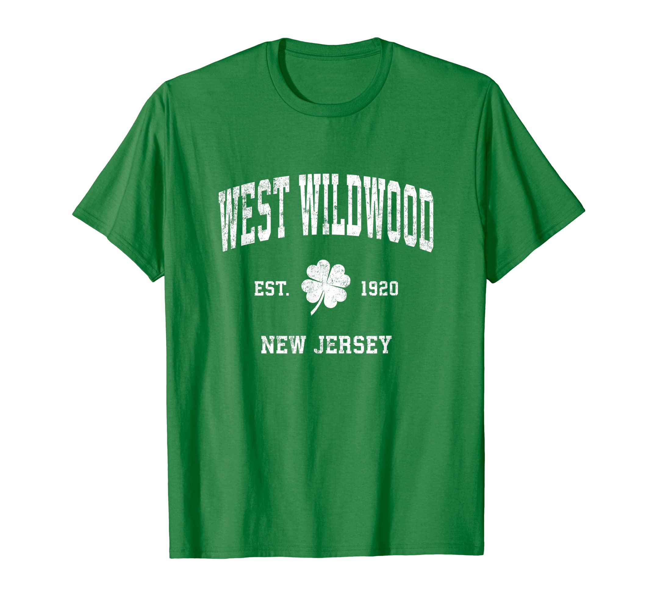 West Wildwood New Jersey Shamrock T-Shirt - Streetwear Style for Adults - T-Shirt, Sweatshirt, Hoodie