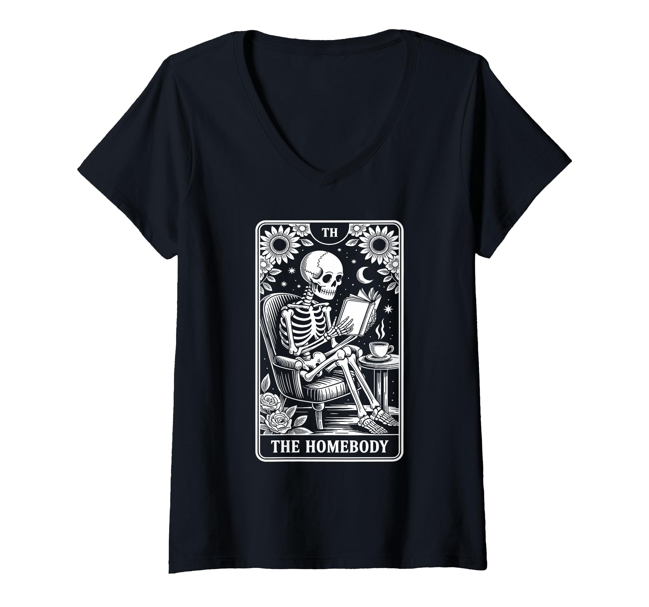 Womens Homebody Tarot Indoorsy T-Shirt - Aesthetic Graphic Men Women - T-Shirt, Sweatshirt, Hoodie