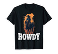 Howdy Cowgirl Western Rodeo Country T-Shirt - Trendy Graphic Unisex - T-Shirt, Sweatshirt, Hoodie