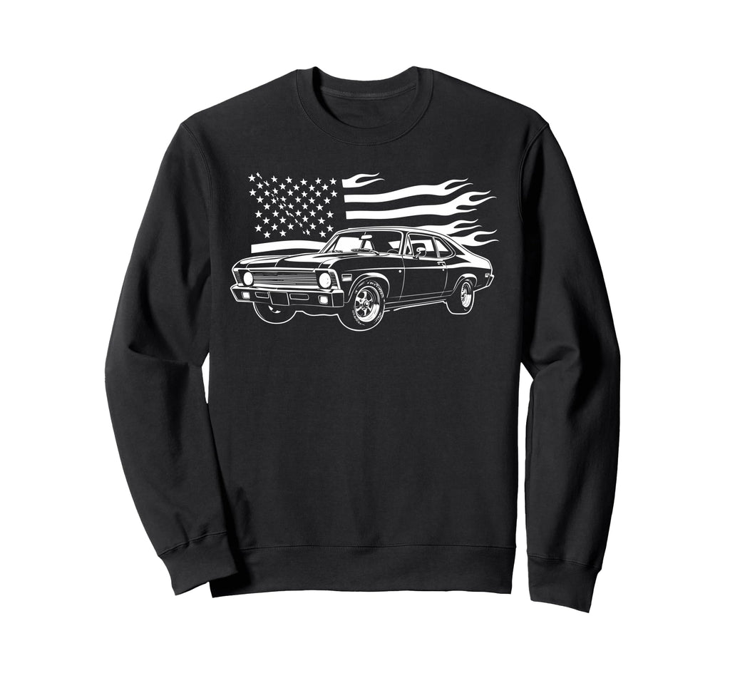 1969 69 Nova Ss Old School American Sweatshirt - Unique Graphic Unisex - T-Shirt, Sweatshirt, Hoodie