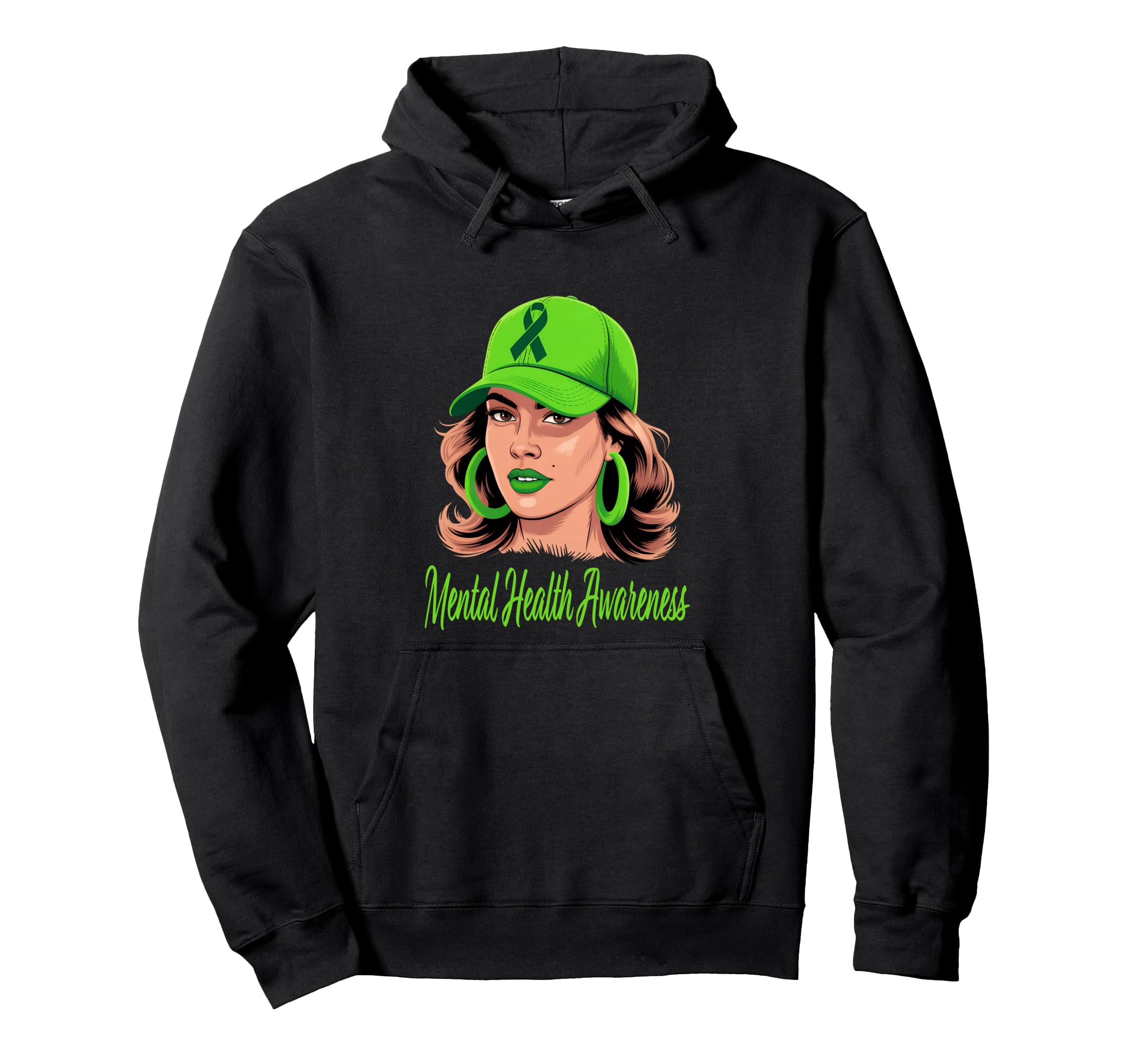 Mental Health Awareness Hoodie - Unique Graphic for Adults - T-Shirt, Sweatshirt, Hoodie