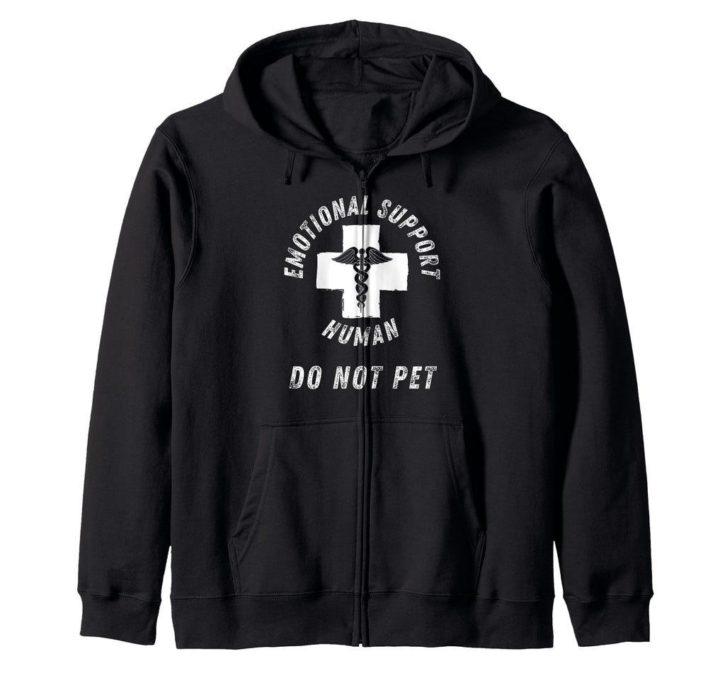 Emotional Support Human Sweatshirt - Unique Graphic Unisex - T-Shirt, Sweatshirt, Hoodie