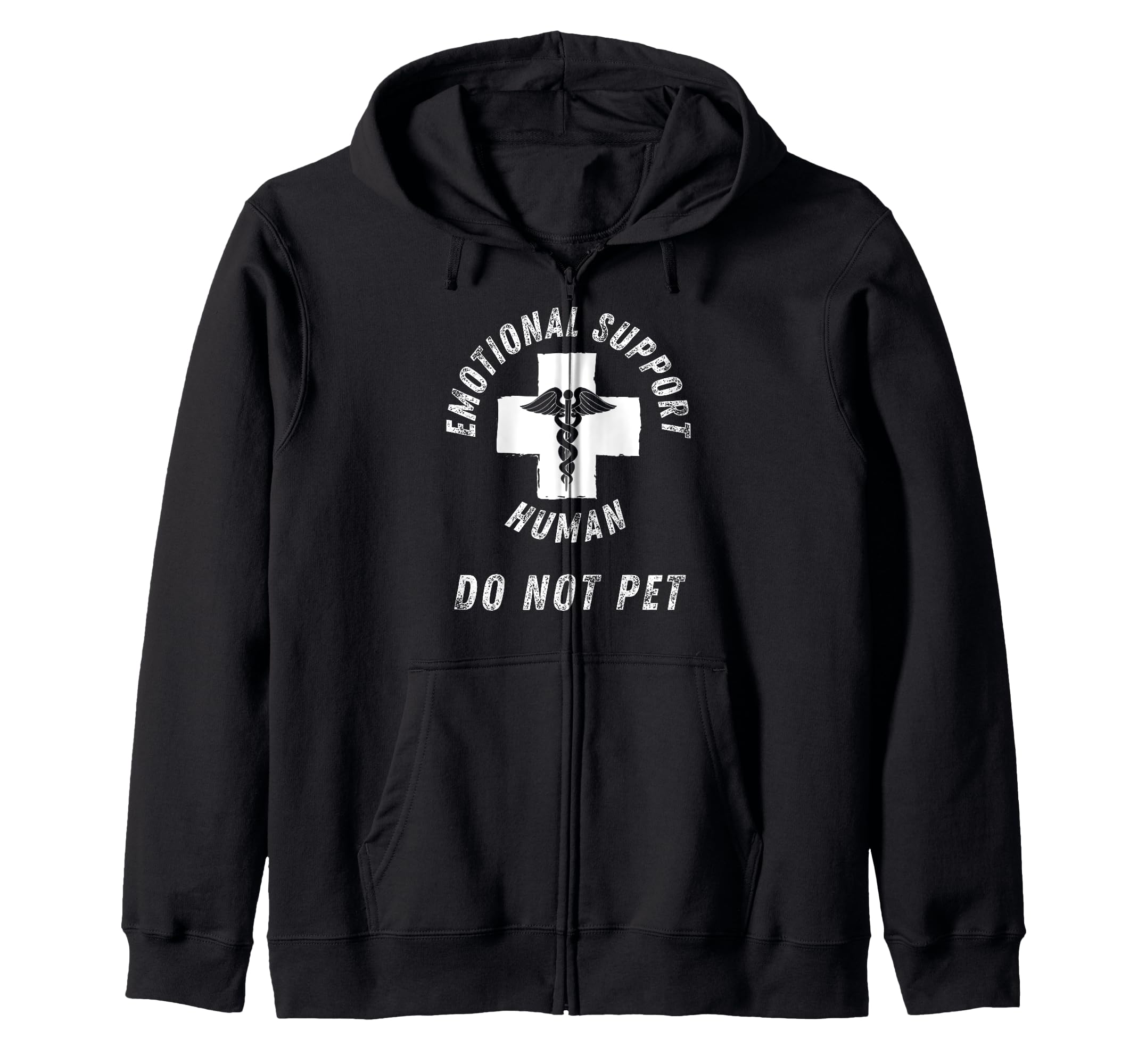 Emotional Support Human Sweatshirt - Unique Graphic Unisex - T-Shirt, Sweatshirt, Hoodie