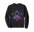 80S Vaporwave Aesthetic Palm Trees Sweatshirt - Graphic Print for Adults - T-Shirt, Sweatshirt, Hoodie