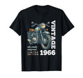1966 60 Years Old Motorcycle 60Th Birthday T-Shirt - Novelty Apparel Unisex - T-Shirt, Sweatshirt, Hoodie