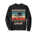 Introverted But Willing To Discuss Sweatshirt - Minimalist Print Men Women - T-Shirt, Sweatshirt, Hoodie
