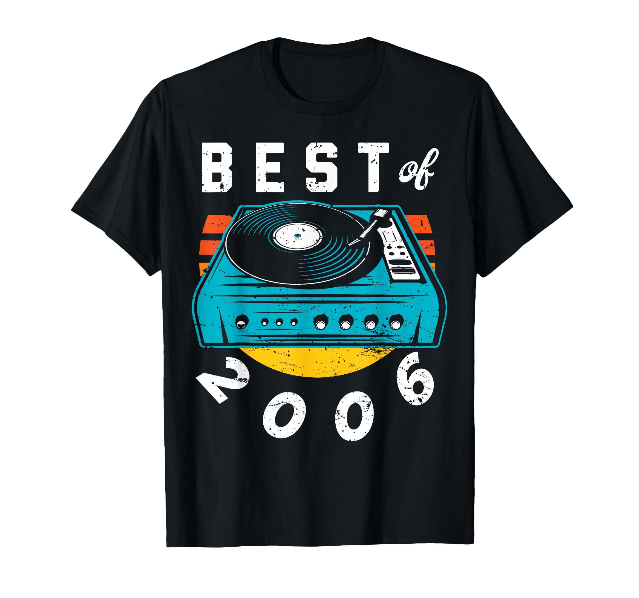Best 2006 Vinyl Record 20 Birthday T-Shirt - Minimalist Print for Adults - T-Shirt, Sweatshirt, Hoodie