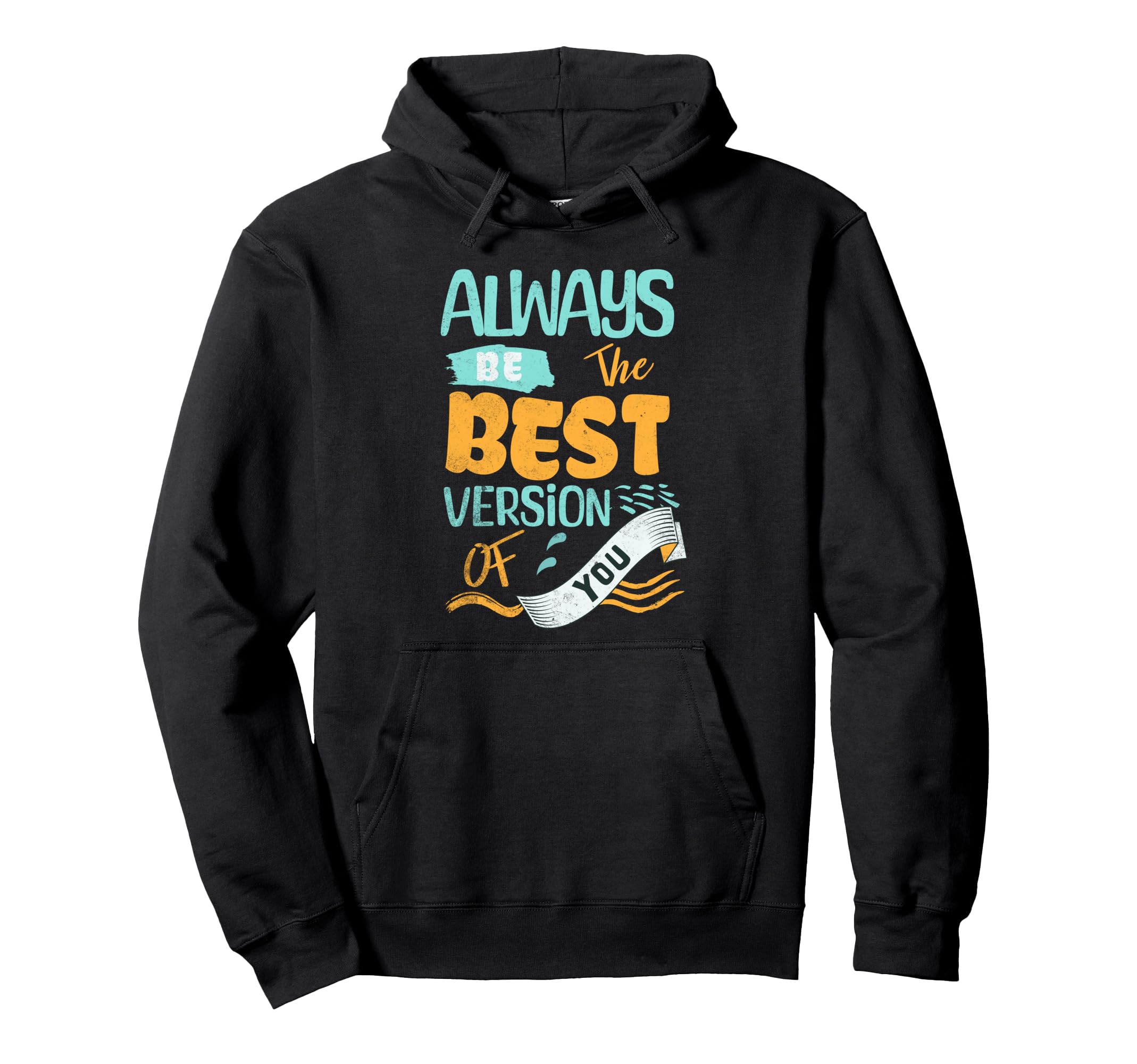 Motivational Positivity Self Hoodie - Minimalist Print for Adults - T-Shirt, Sweatshirt, Hoodie