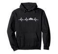 Car Lifeline Heartbeat Heart Love Guy Hoodie - Unique Graphic Unisex - T-Shirt, Sweatshirt, Hoodie