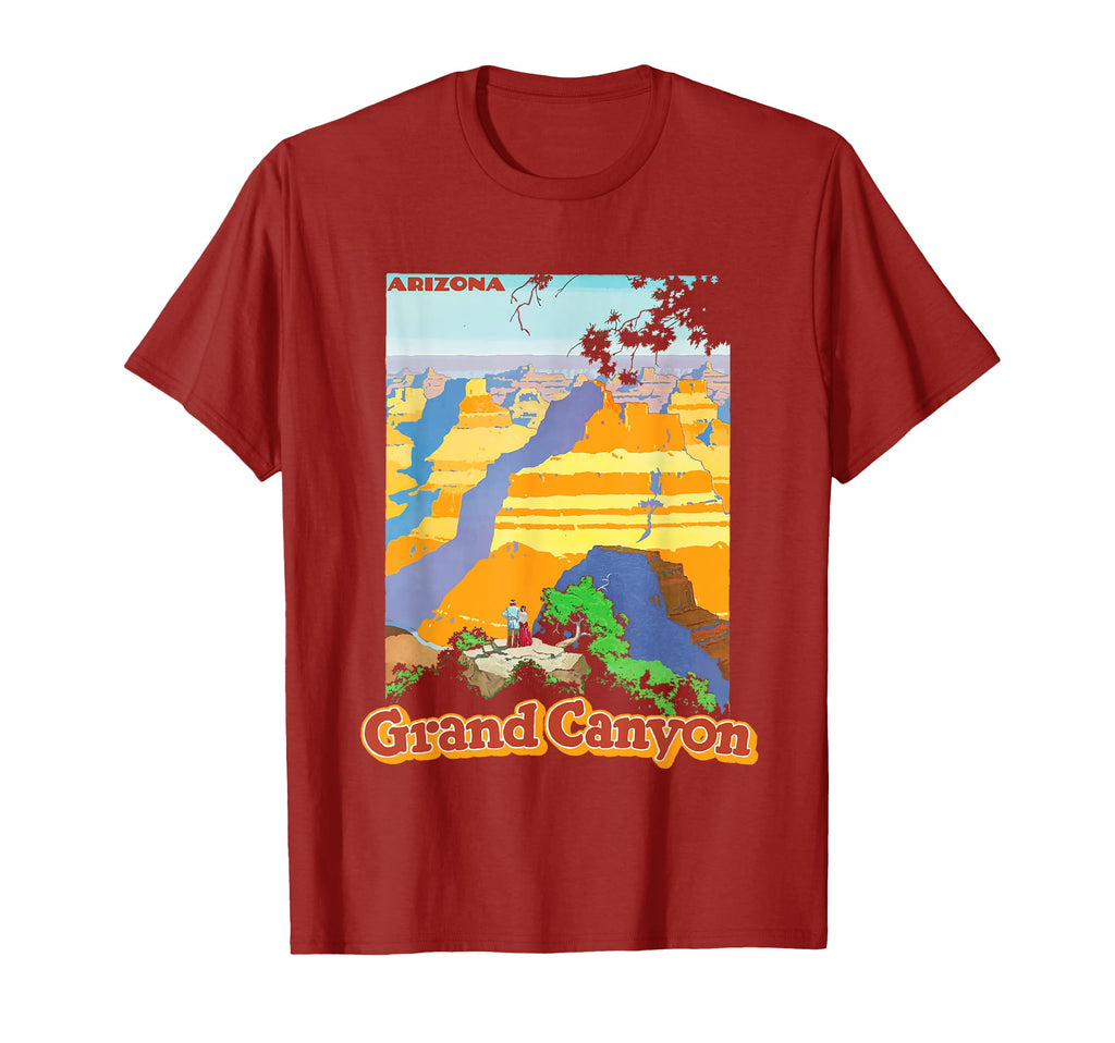Grand Canyon Postcard Travel Art Tpa T-Shirt - Minimalist Print for Adults - T-Shirt, Sweatshirt, Hoodie