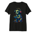 Dalmatian Gamer Gaming Dog Lover Tri T-Shirt - Custom Art Print Unisex - T-Shirt, Sweatshirt, Hoodie