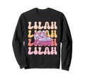 Lilah Name Roller Skating Hobby Sweatshirt - Graphic Print Unisex - T-Shirt, Sweatshirt, Hoodie