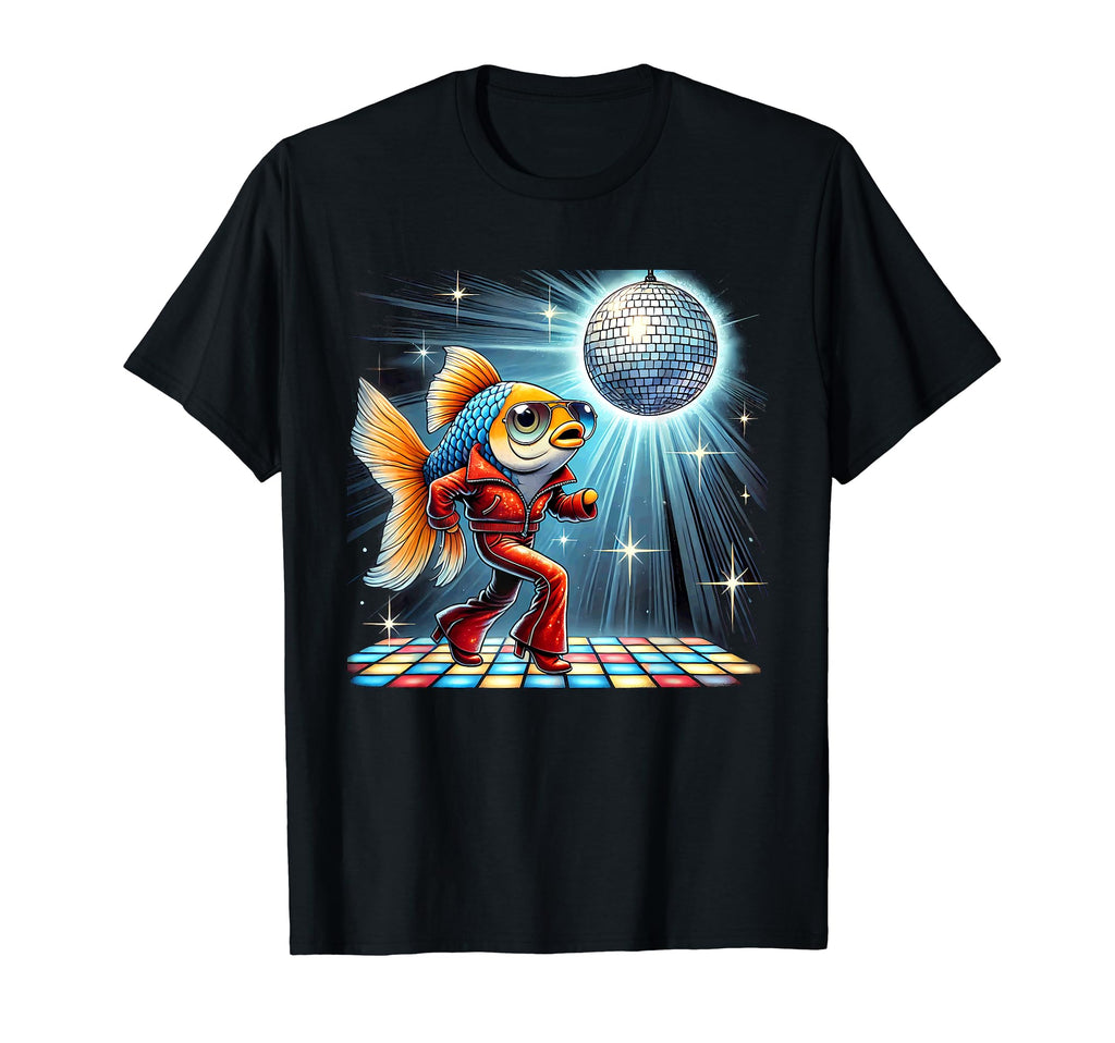 Aesthetic Fish Disco T-Shirt - Custom Art Print Unisex - T-Shirt, Sweatshirt, Hoodie
