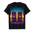 Vaporwave Stereo Speakers 80S T-Shirt - Minimalist Print for Adults - T-Shirt, Sweatshirt, Hoodie