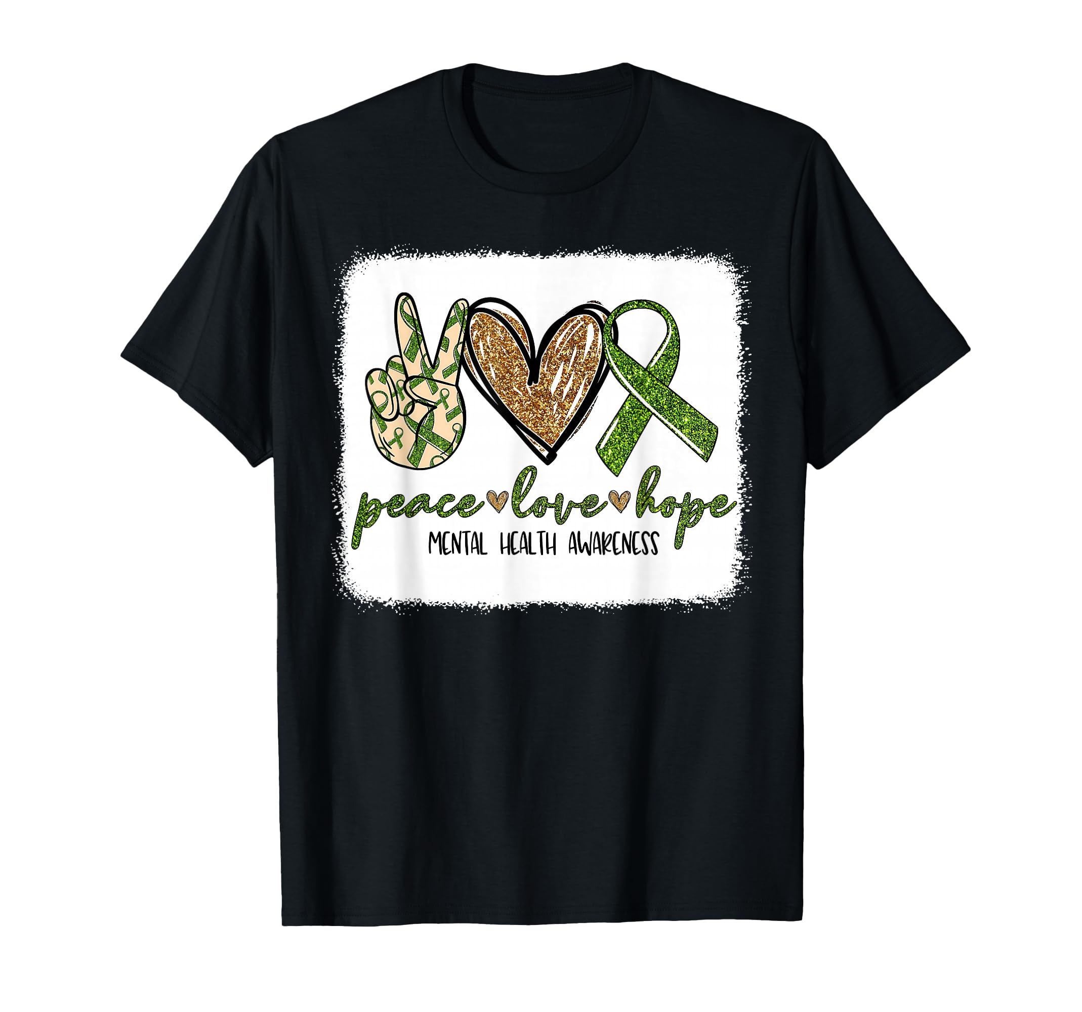 We Wear Green Mental Health Awareness T-Shirt - Graphic Print for Adults - T-Shirt, Sweatshirt, Hoodie