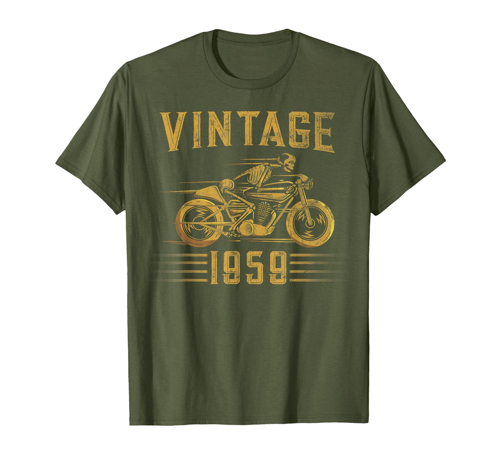 1959 Biker Motorcycle T-Shirt - Unique Graphic Men Women - T-Shirt, Sweatshirt, Hoodie