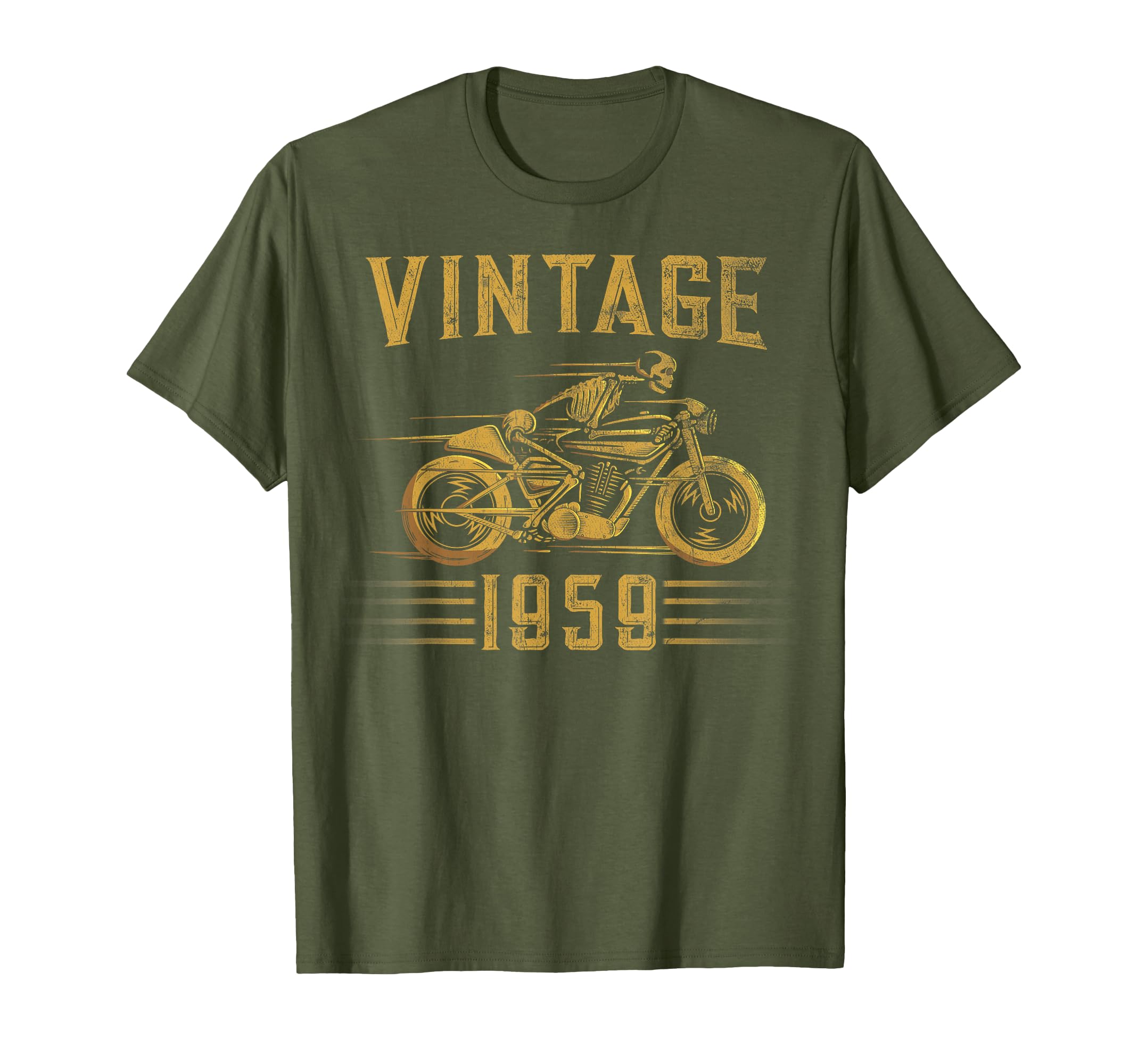 1959 Biker Motorcycle T-Shirt - Unique Graphic Men Women - T-Shirt, Sweatshirt, Hoodie