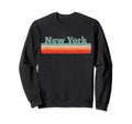 New York Distressed 80S 90S Sweatshirt - Fun Novelty Design Unisex - T-Shirt, Sweatshirt, Hoodie