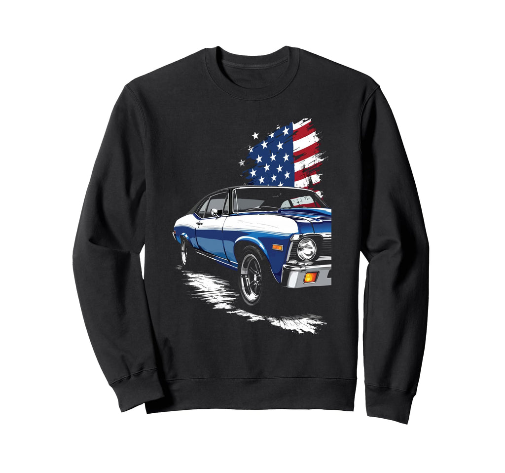 1969 69 Nova Ss American Sweatshirt - Aesthetic Graphic for Adults - T-Shirt, Sweatshirt, Hoodie