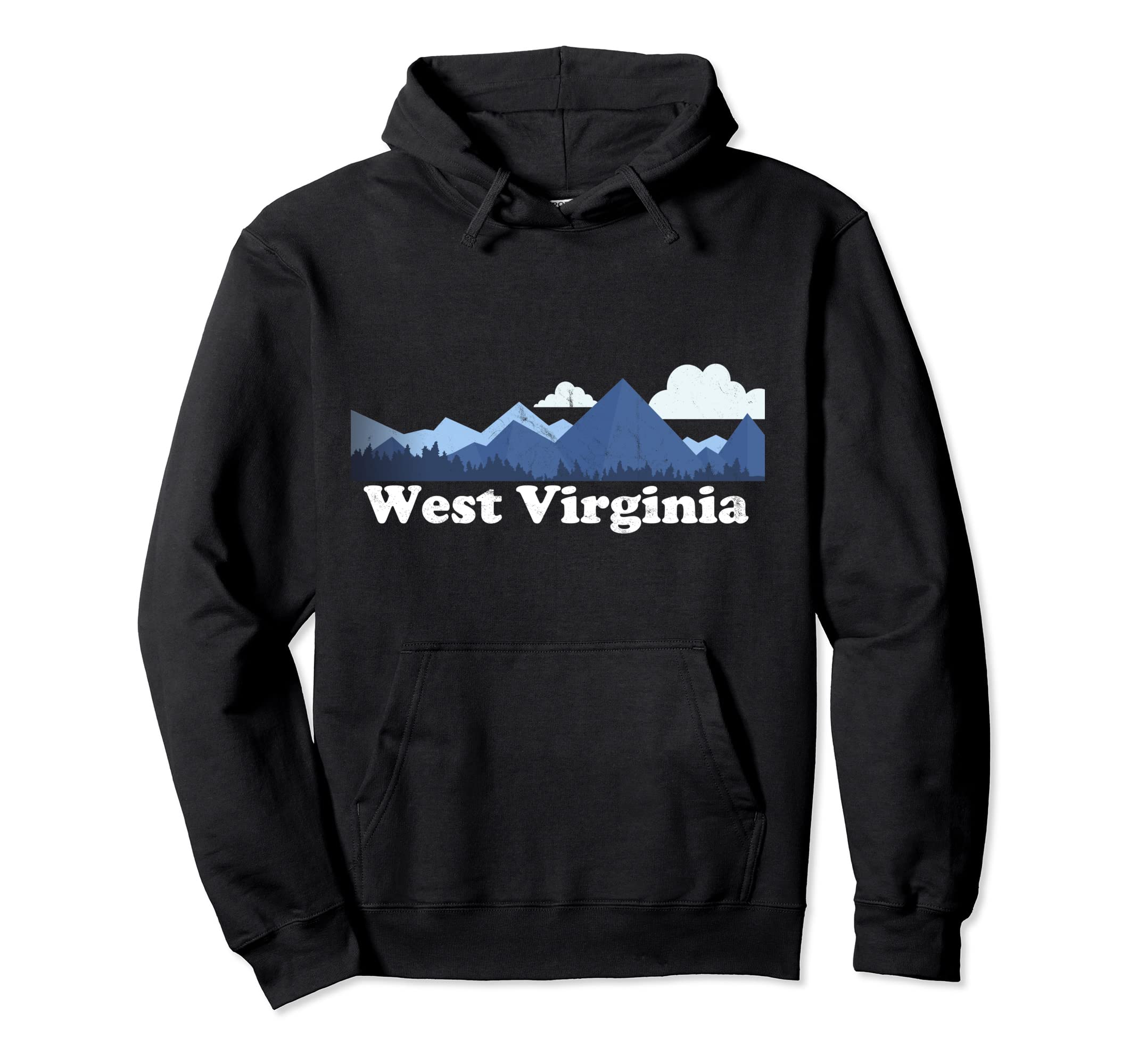 West Virginia Allegheny Mountains Wv Hoodie - Custom Art Print Unisex - T-Shirt, Sweatshirt, Hoodie