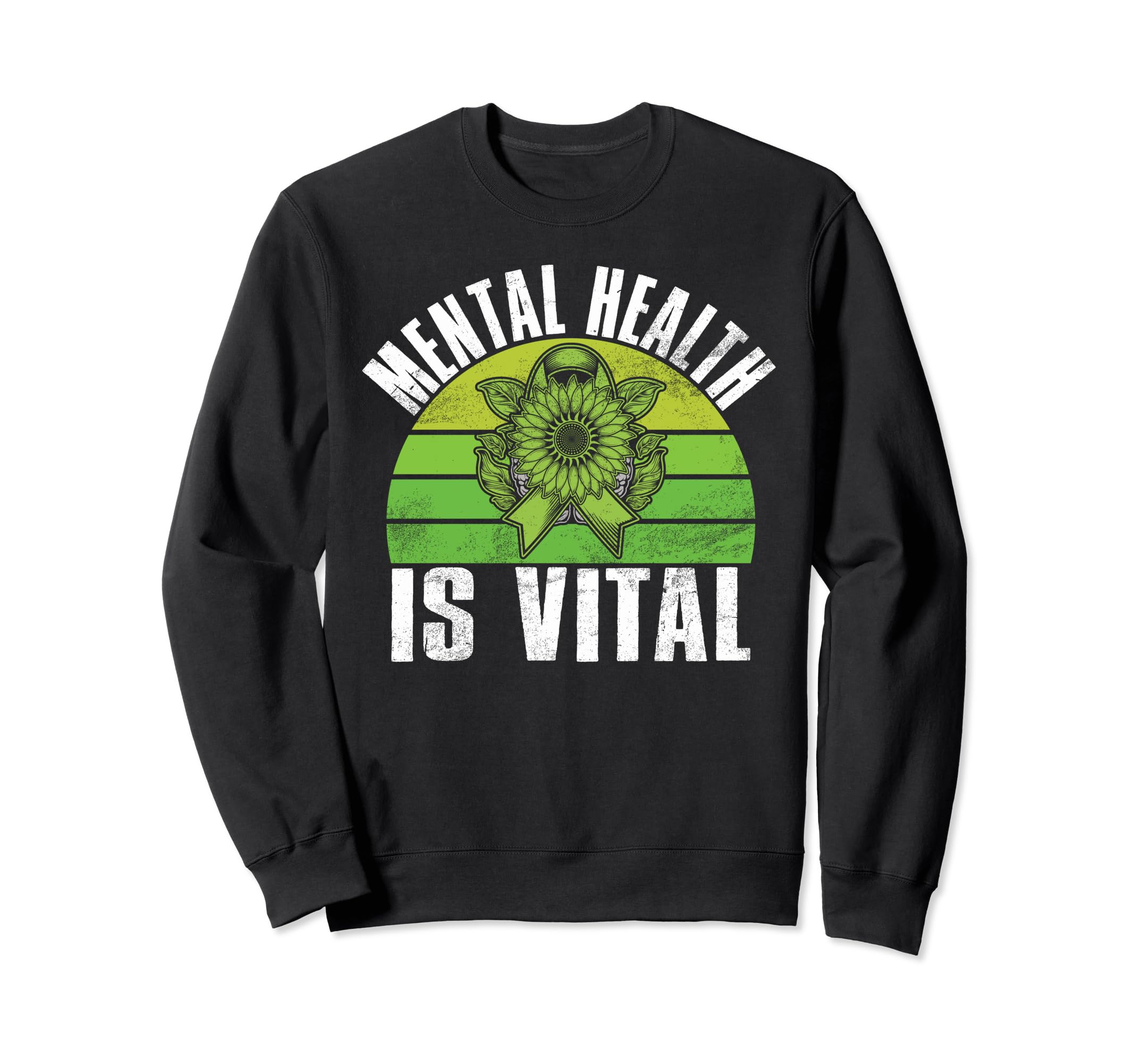 Mental Health Is Vital Mental Health Sweatshirt - Aesthetic Graphic Unisex - T-Shirt, Sweatshirt, Hoodie