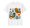 Mid Century Birds Modern Illustration T-Shirt - Streetwear Style Men Women - T-Shirt, Sweatshirt, Hoodie