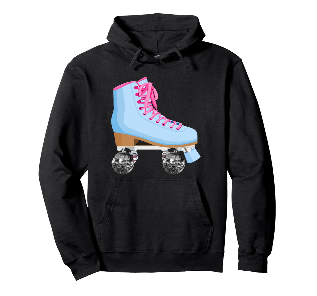 1970S Disco Roller Skates Hoodie - Graphic Print for Adults - T-Shirt, Sweatshirt, Hoodie