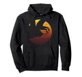Sloth 1970S Faded Sunset Surfer Hoodie - Fun Novelty Design Men Women - T-Shirt, Sweatshirt, Hoodie