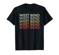 West Bend Wisconsin West Bend Wi Text T-Shirt - Streetwear Style for Adults - T-Shirt, Sweatshirt, Hoodie
