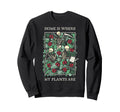 Home Is Where My Plants Are Skull Sweatshirt - Minimalist Print Unisex - T-Shirt, Sweatshirt, Hoodie