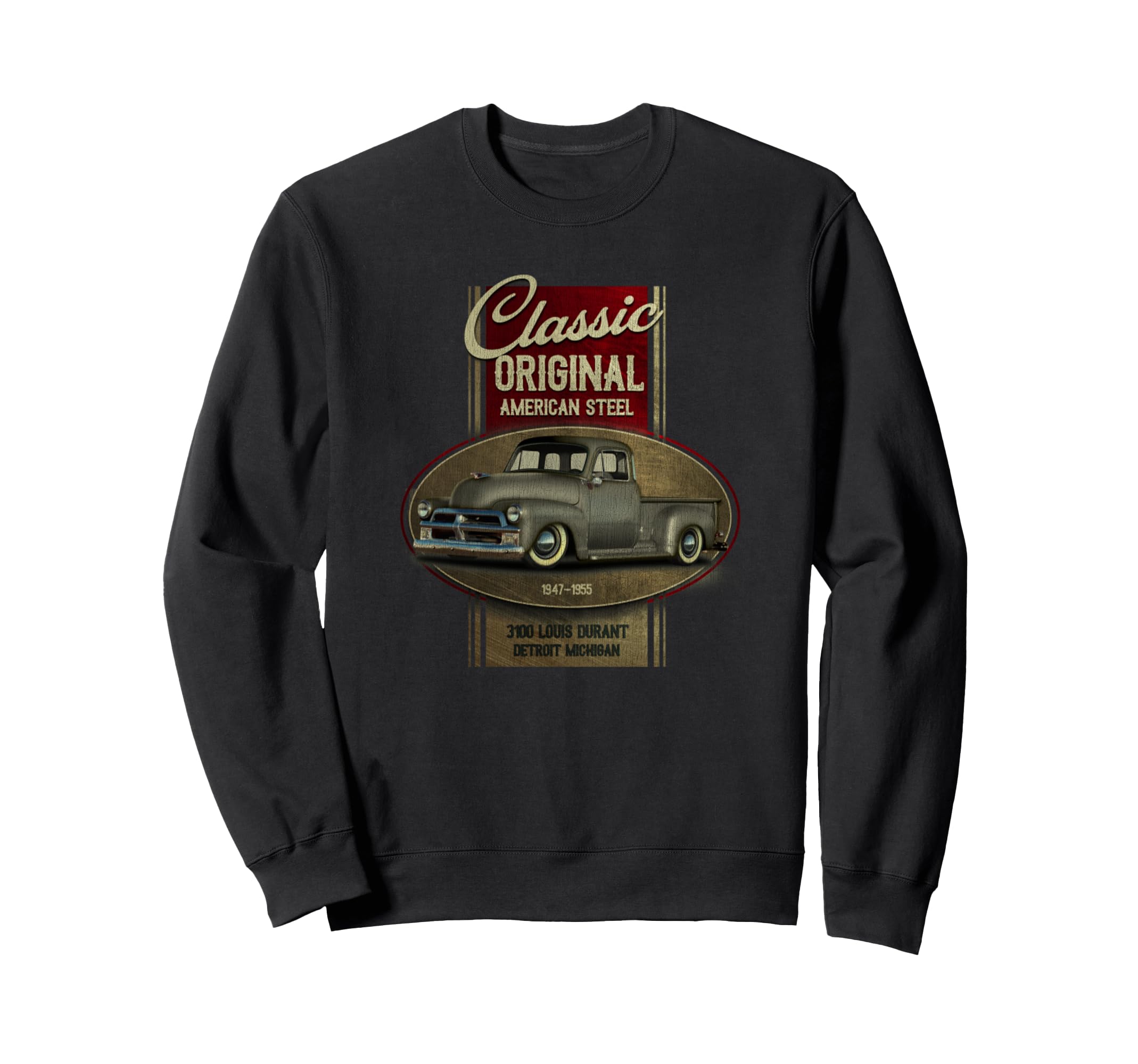 Original American Old Pickup Truck Sweatshirt - Minimalist Print Unisex - T-Shirt, Sweatshirt, Hoodie