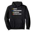 Simple Adhd Attention Deficit Hoodie - Unique Graphic for Adults - T-Shirt, Sweatshirt, Hoodie