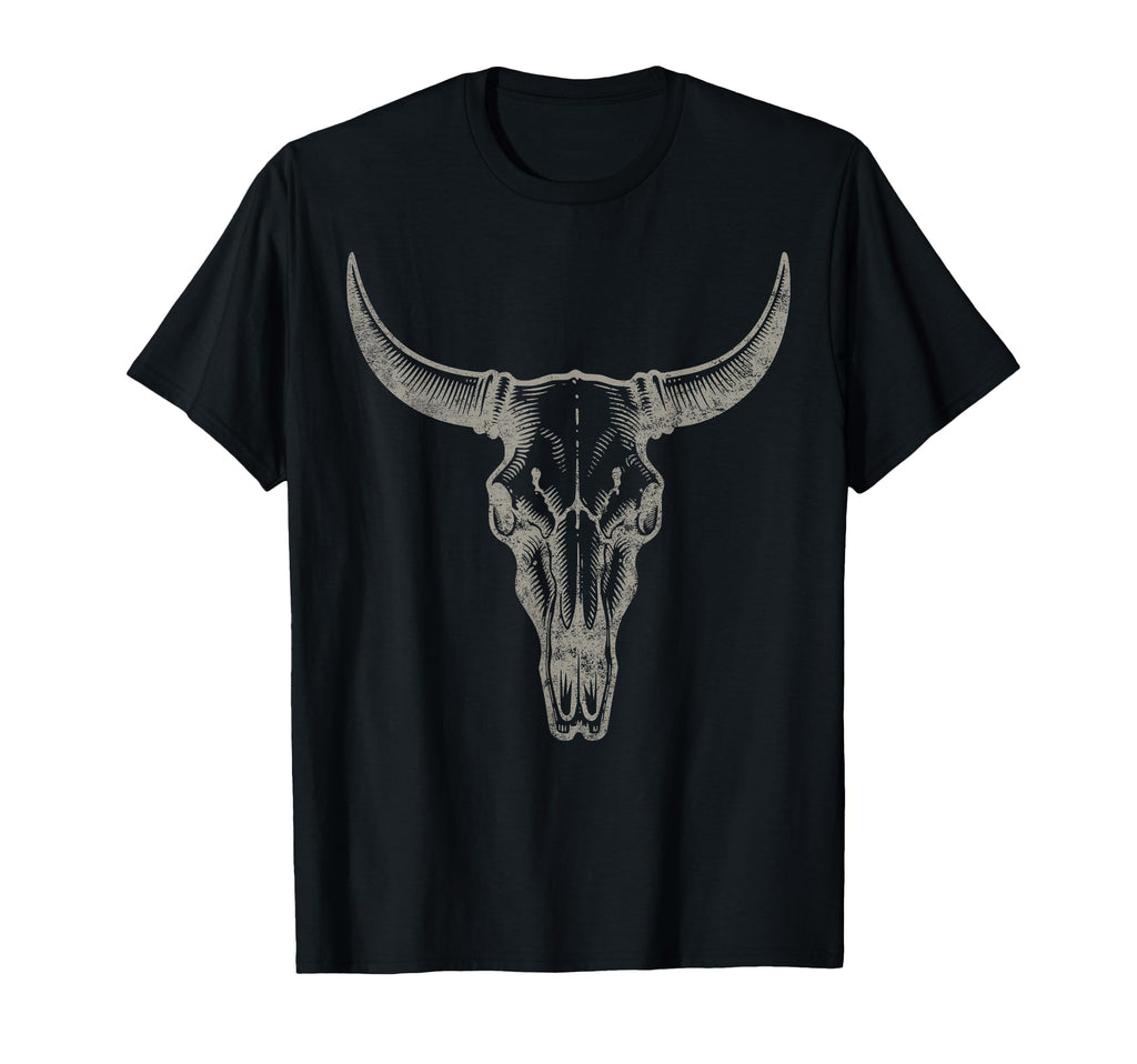 Cowgirl Cowboy Western Cow Skull T-Shirt - Aesthetic Graphic Unisex - T-Shirt, Sweatshirt, Hoodie