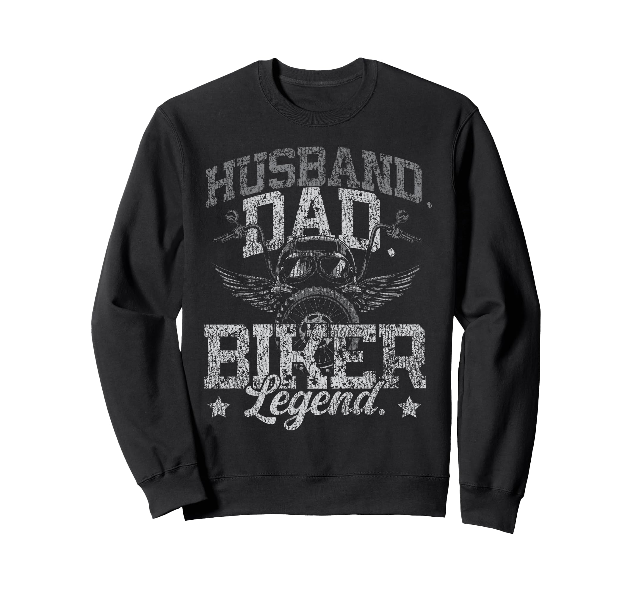 Motorcycle Biker Dad Husband Sweatshirt - Casual Everyday Wear Men Women - T-Shirt, Sweatshirt, Hoodie
