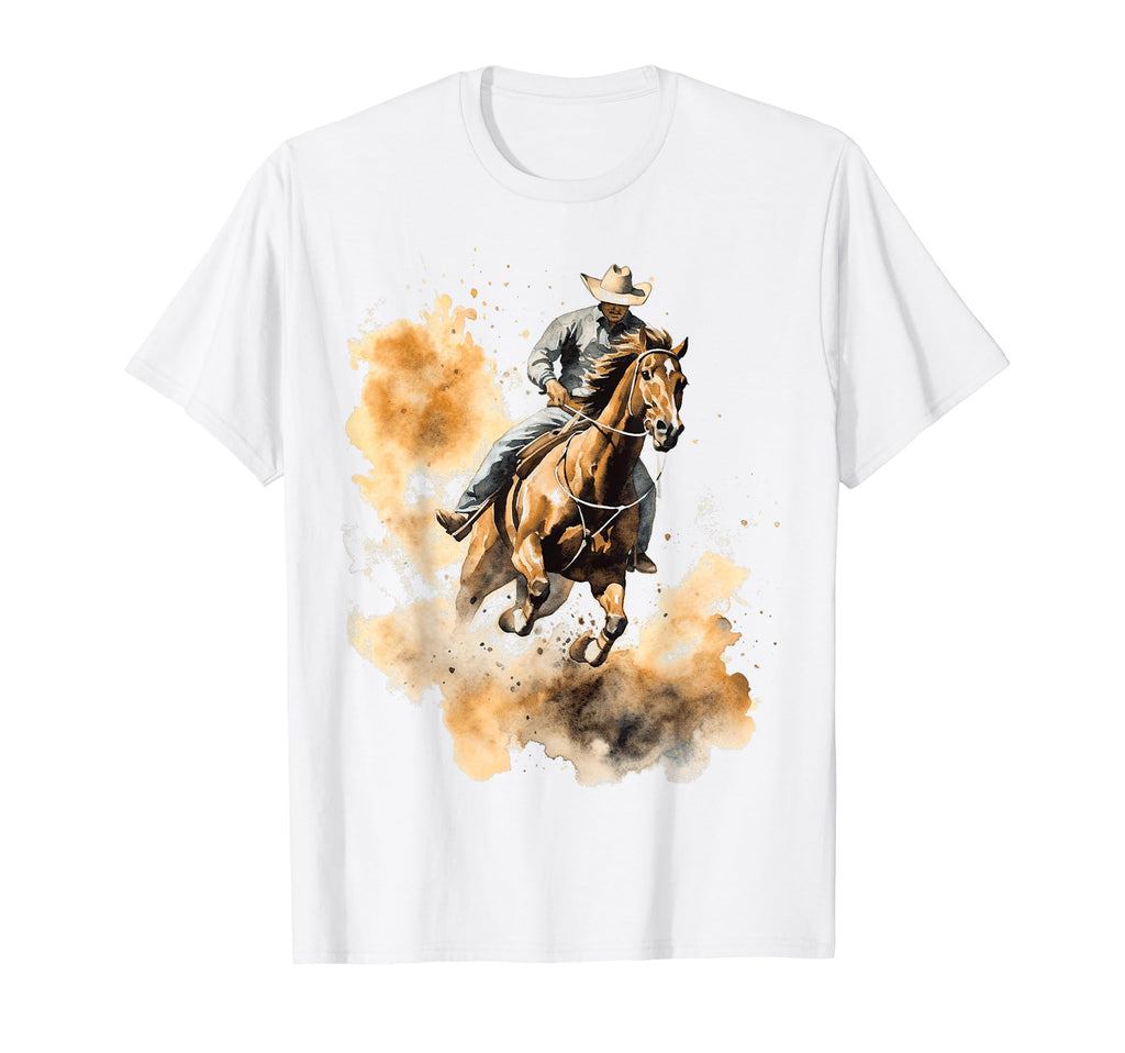 Cowboy Rodeo Horse Riding Usa Cowboy T-Shirt - Graphic Print for Adults - T-Shirt, Sweatshirt, Hoodie