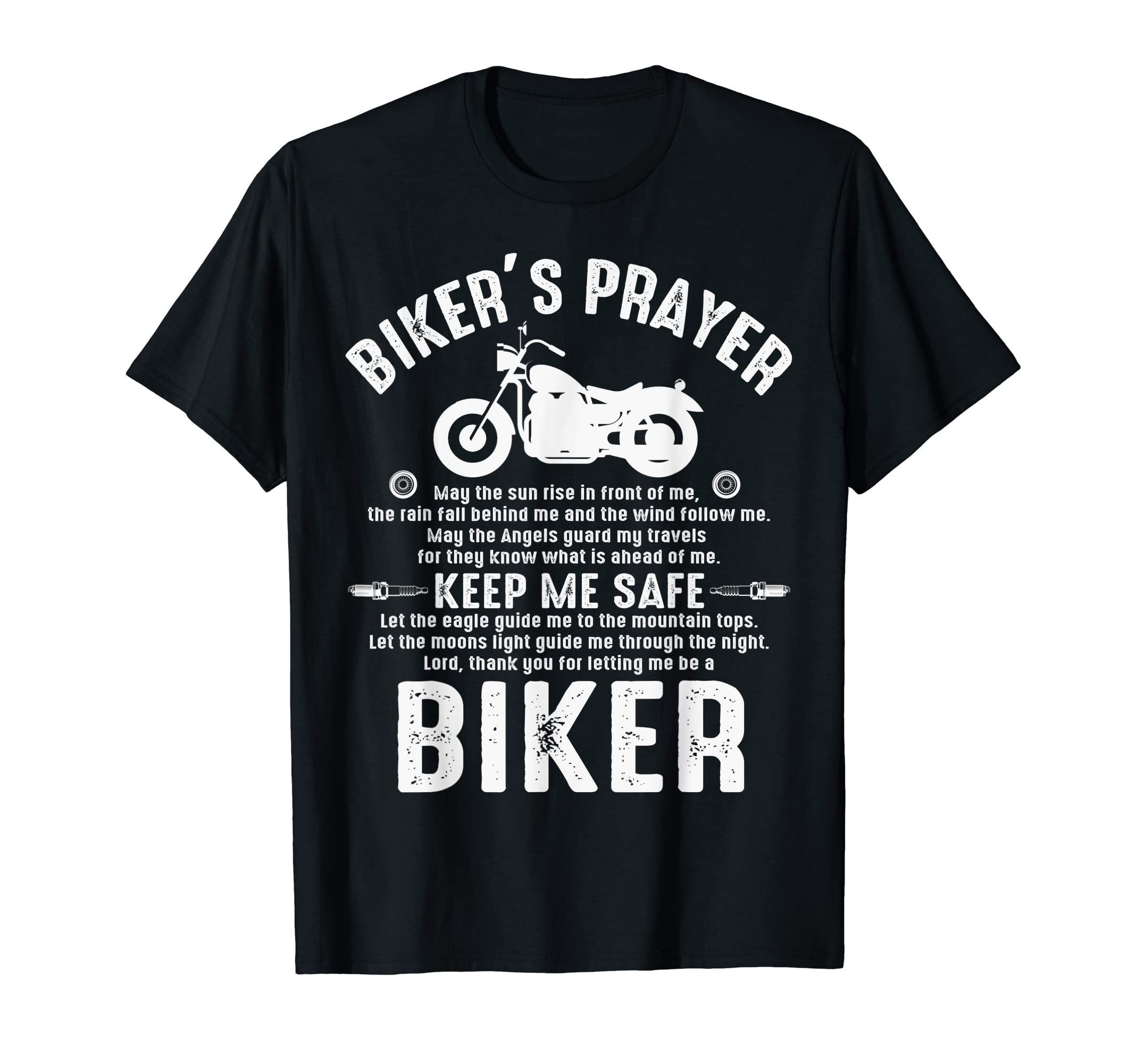 Bikers Prayer Motorcycle Biker T-Shirt - Streetwear Style for Adults - T-Shirt, Sweatshirt, Hoodie