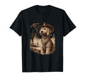 Funny Western Cowboy Doodle Dog T-Shirt - Casual Everyday Wear Men Women - T-Shirt, Sweatshirt, Hoodie