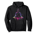 Vaporwave Buddha 80S Synthwave 4 Hoodie - Casual Everyday Wear Men Women - T-Shirt, Sweatshirt, Hoodie