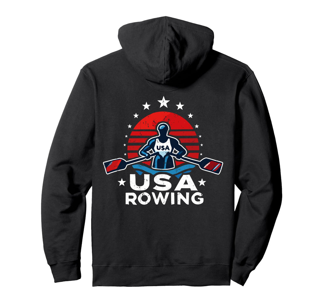 Usa Rowing 2024 Rower Team Sport Hoodie - Custom Art Print Unisex - T-Shirt, Sweatshirt, Hoodie