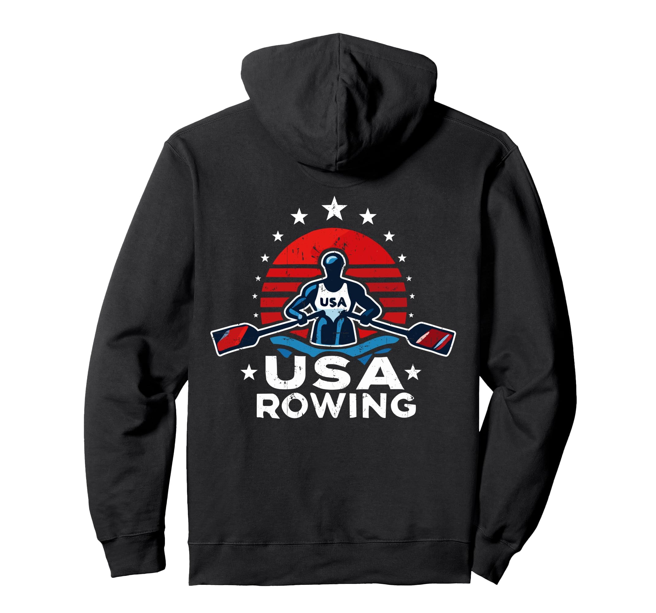 Usa Rowing 2024 Rower Team Sport Hoodie - Custom Art Print Unisex - T-Shirt, Sweatshirt, Hoodie