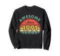 Awesome Since 1991 Birthday Sunset Sweatshirt - Trendy Graphic for Adults - T-Shirt, Sweatshirt, Hoodie