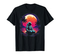 Synthwave Astronaut Cyberpunk 80S Sci T-Shirt - Novelty Apparel Men Women - T-Shirt, Sweatshirt, Hoodie