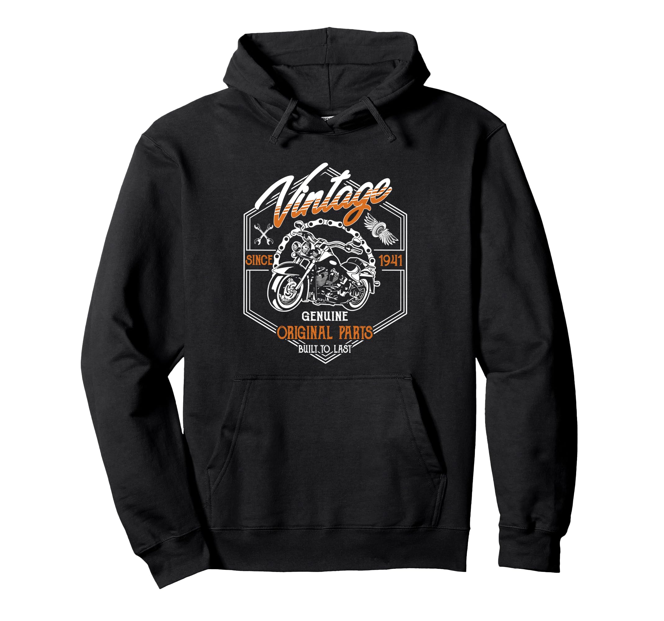 Birthday 1941 Gift Motorcycle 84 Years Hoodie - Streetwear Style Men Women - T-Shirt, Sweatshirt, Hoodie