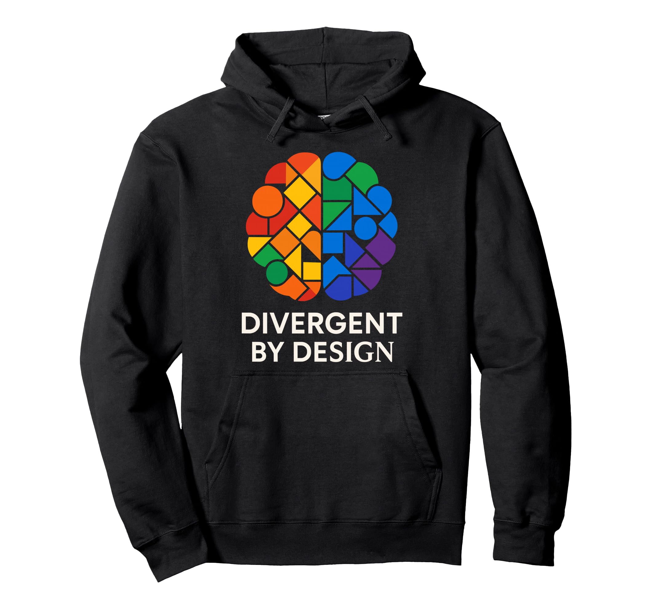 Neurodivergent Pride Adhd Autism Hoodie - Unique Graphic for Adults - T-Shirt, Sweatshirt, Hoodie