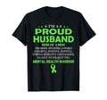 Im Proud Husband Mental Health Warrior T-Shirt - Custom Art Print Unisex - T-Shirt, Sweatshirt, Hoodie