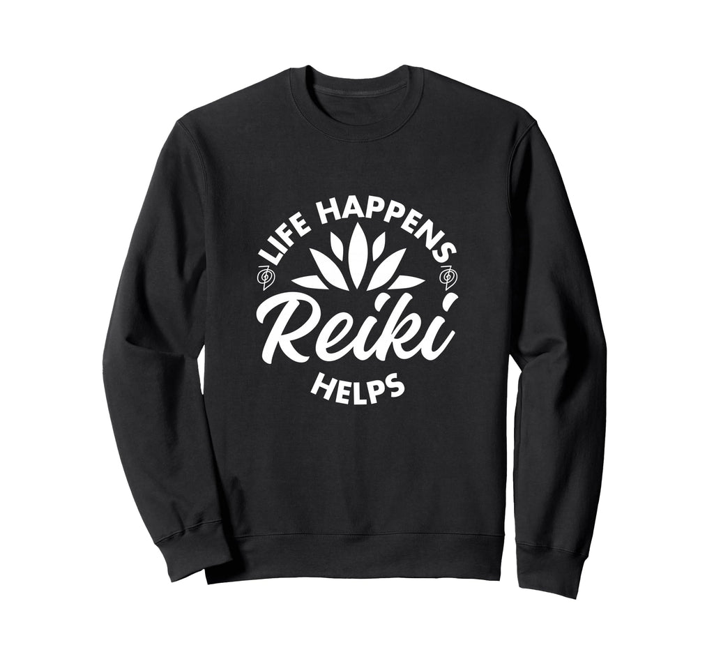 Reiki Healing Energy Healer Reiki Sweatshirt - Unique Graphic Men Women - T-Shirt, Sweatshirt, Hoodie