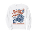 Motorcycle Racing Distressed Sweatshirt - Minimalist Print for Adults - T-Shirt, Sweatshirt, Hoodie