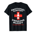 Emotional Support Drinking Buddy Pet T-Shirt - Graphic Print Men Women - T-Shirt, Sweatshirt, Hoodie